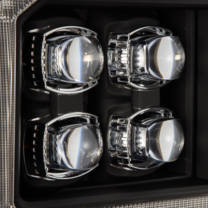 AlphaRex 05-07 Ford Super Duty/Excursion NOVA-Series LED Projector Headlights Black