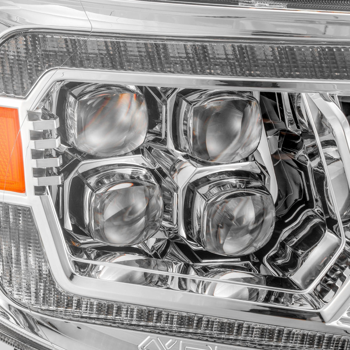 AlphaRex 05-11 Toyota Tacoma NOVA LED Projector Headlights Plank Style Chrome w/Activation Light/DRL