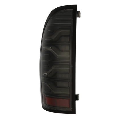AlphaRex 05-15 Toyota Tacoma LUXX-Series LED Tail Lights Alpha-Black