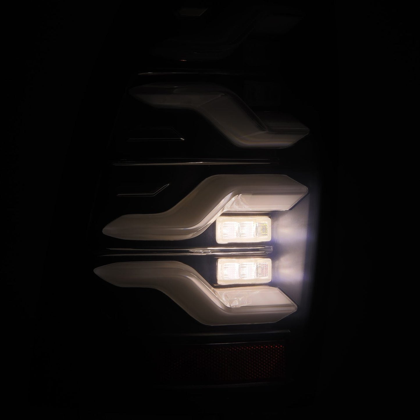 AlphaRex 05-15 Toyota Tacoma LUXX-Series LED Tail Lights Black