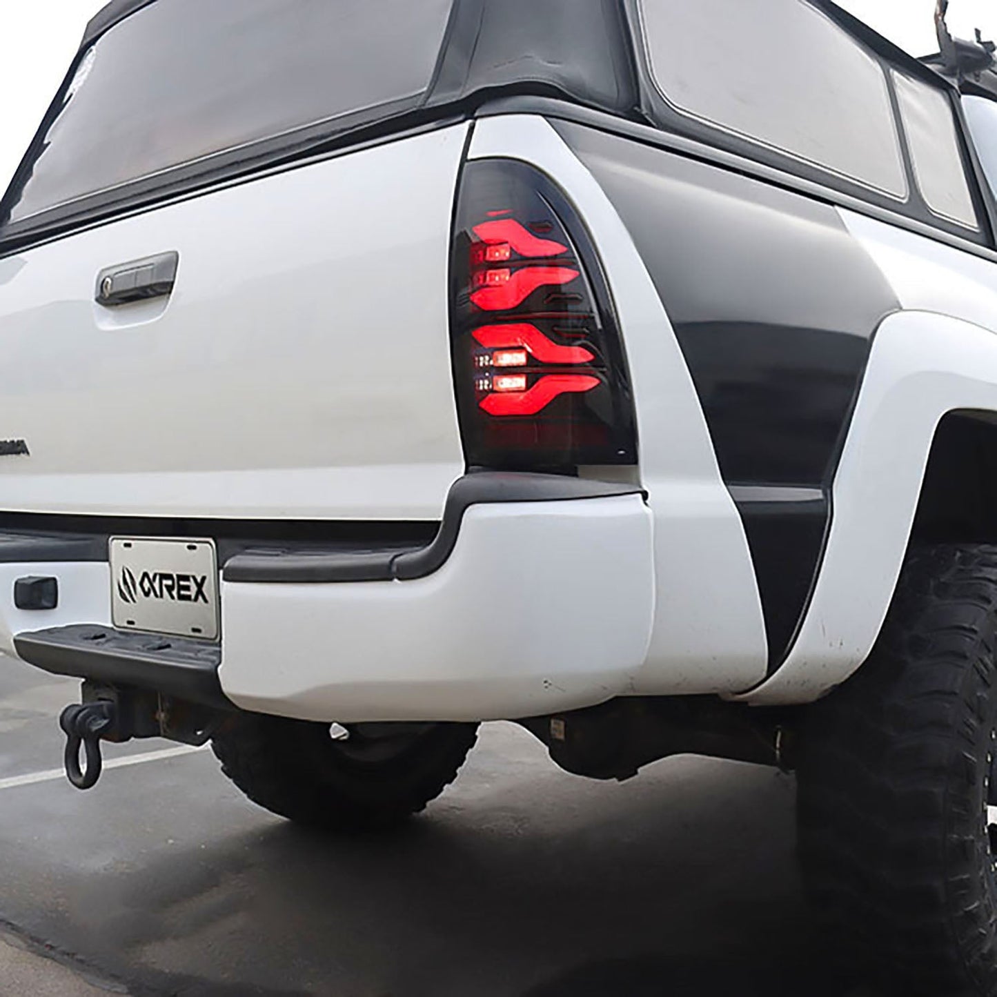 AlphaRex 05-15 Toyota Tacoma LUXX-Series LED Tail Lights Black