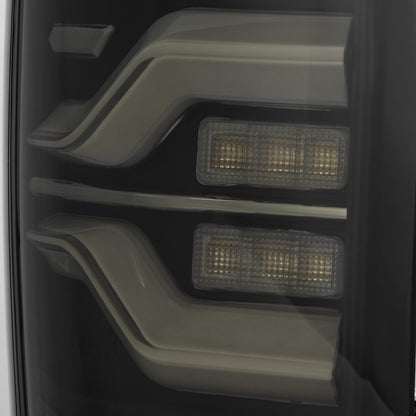 AlphaRex 05-15 Toyota Tacoma LUXX-Series LED Tail Lights Black