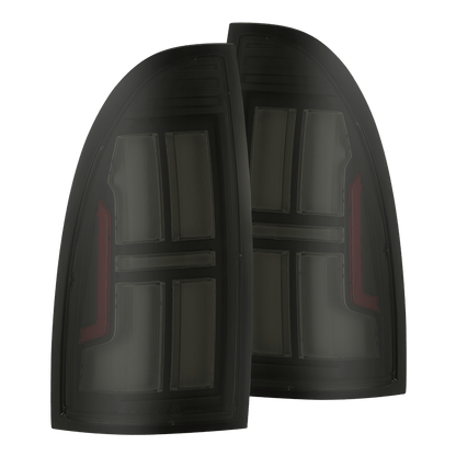 AlphaRex 05-15 Toyota Tacoma NOVA-Series Prismatic LED Tail Lights Alpha-Black