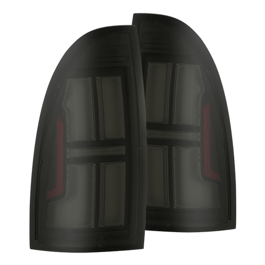 AlphaRex 05-15 Toyota Tacoma NOVA-Series Prismatic LED Tail Lights Alpha-Black