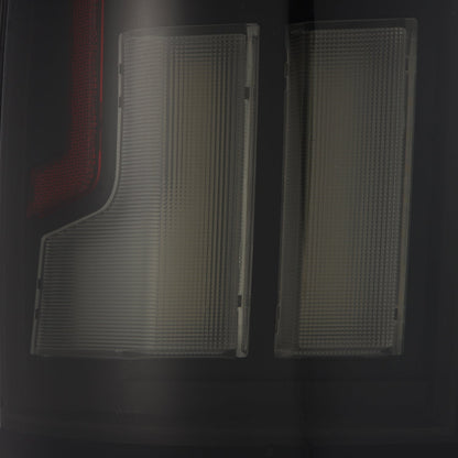 AlphaRex 05-15 Toyota Tacoma NOVA-Series Prismatic LED Tail Lights Alpha-Black