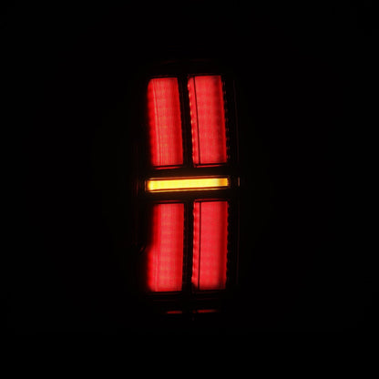 AlphaRex 05-15 Toyota Tacoma NOVA-Series Prismatic LED Tail Lights Alpha-Black
