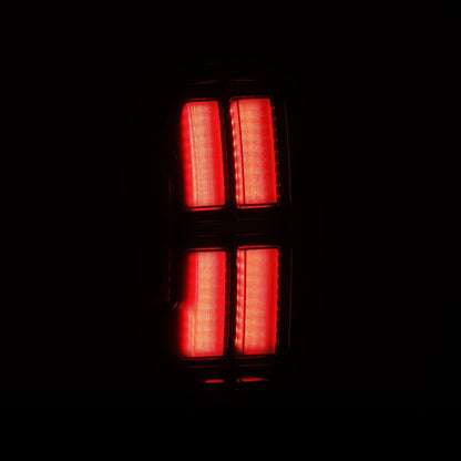AlphaRex 05-15 Toyota Tacoma NOVA-Series Prismatic LED Tail Lights Black