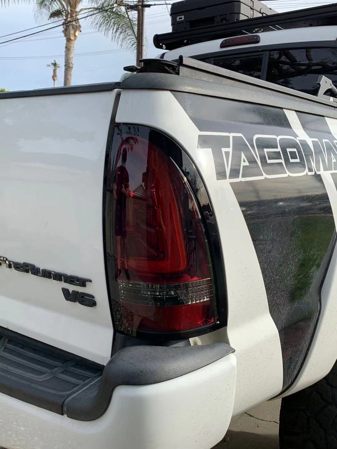 AlphaRex 05-15 Toyota Tacoma PRO-Series LED Tail Lights Red Smoke