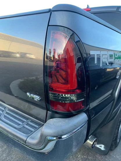 AlphaRex 05-15 Toyota Tacoma PRO-Series LED Tail Lights Red Smoke