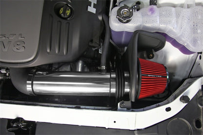 Spectre 11-17 Dodge Challenger/Charger 5.7L V8 Air Intake Kit - Polished w/Red Filter | Dodge Challenger/Charger (11-17) (9036)