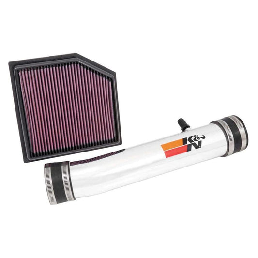 K&N 69 Series Performance Typhoon Intake Kit - Polished for 13-14 Lexus GS350 3.5L V6