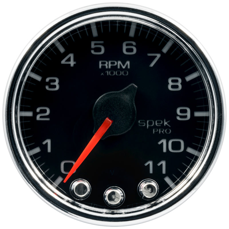 Autometer Spek-Pro 2 & 1/16" Tachometer w/ Shift Light 11K RPM