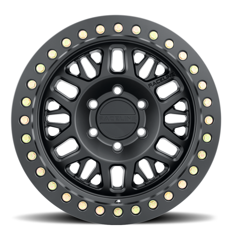 Raceline RT951 Ryno Satin Black Beadlock | 17x9" -38mm | 6x139.7mm Wheel
