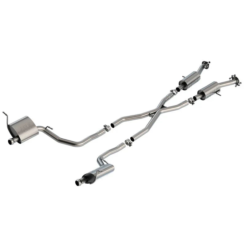 Borla S-Type Cat-Back Exhaust (REAR): Jeep Grand Cherokee 3.6L V6 (11-21) Summit / High Altitude