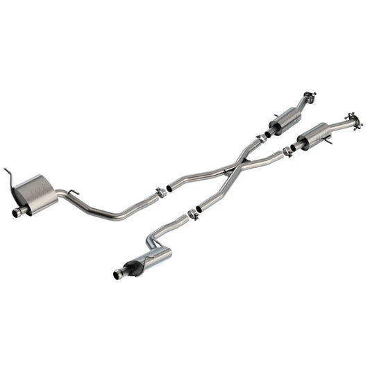 Borla S-Type Cat-Back Exhaust (REAR): Jeep Grand Cherokee 3.6L V6 (11-21) Summit / High Altitude