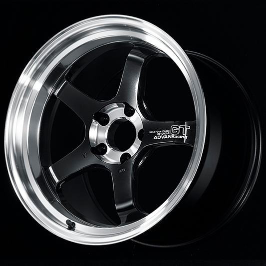 Advan GT Beyond-R 18X10.0 / +40 Off / 5x120 BC / 72.5mm Bore / Diamond Cut and Dark Platinum Black