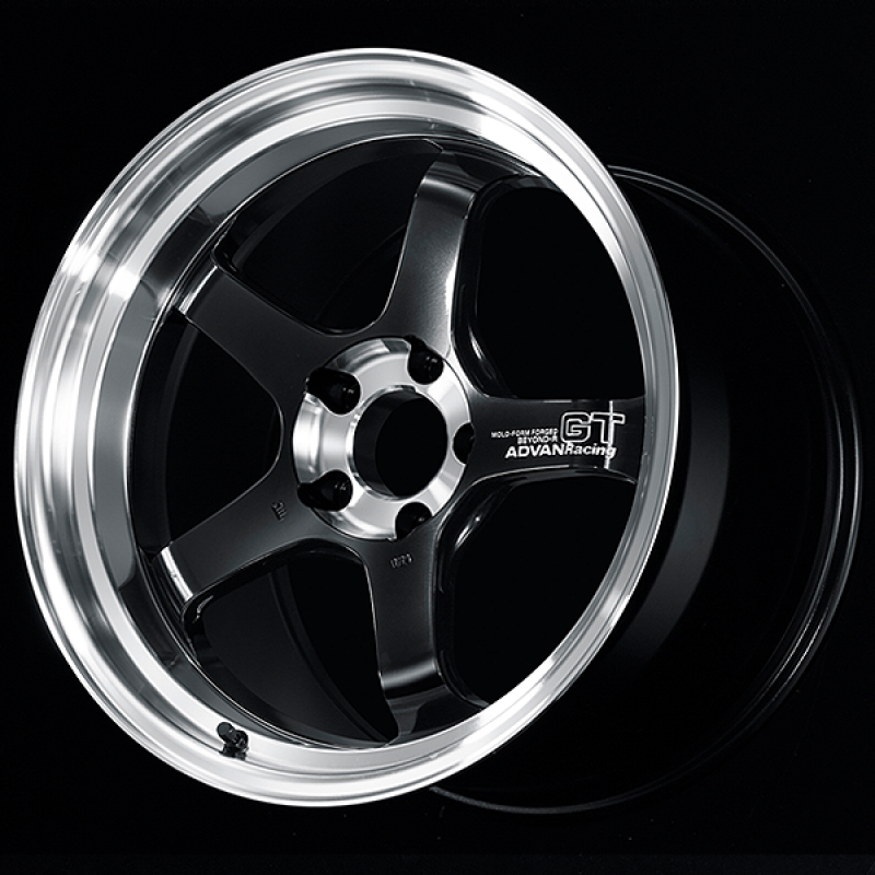 (set of 4) Advan GT Beyond-R Diamond Cut/Dark Platinum Black | 18x9.5" +45mm | 5x120mm Wheels