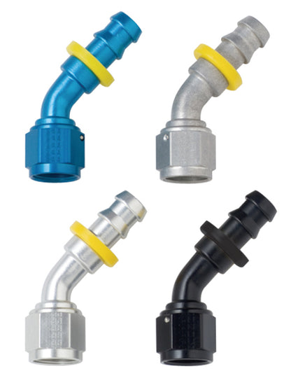 Fragola -6AN Series 8000 Push-Lite 45 Degree Hose End (204506)