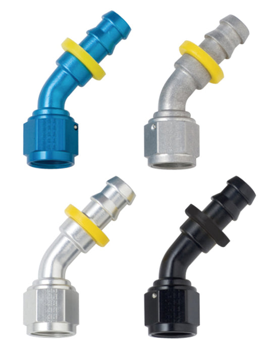 Fragola -6AN Series 8000 Push-Lite 45 Degree Hose End (204506)