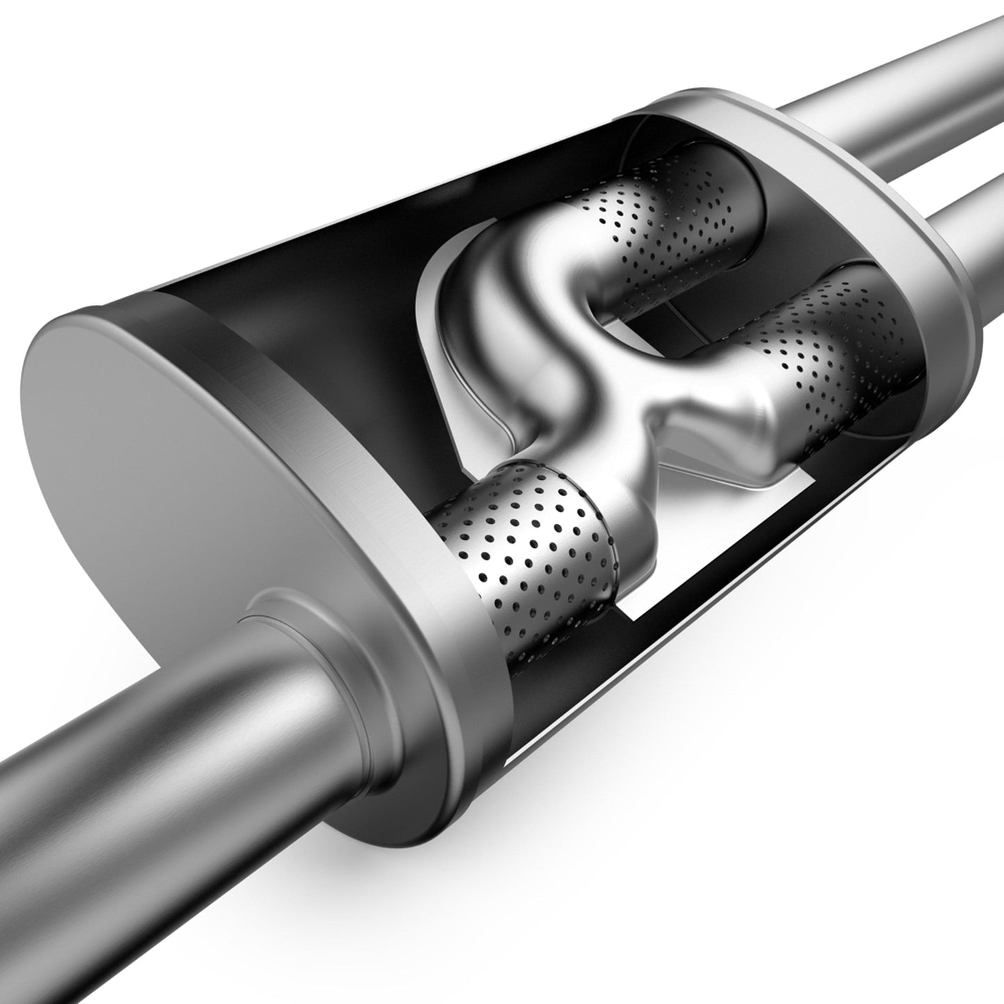 MagnaFlow 5 X 8in. Oval Straight-Through Performance Exhaust Muffler 12266