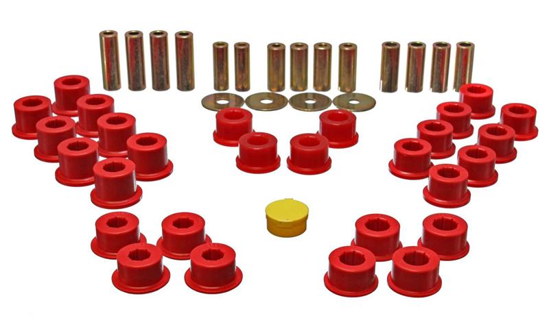 Energy Suspension 11.3106R Rear Control Arm Bushing Set For 90-05 Mazda Miata