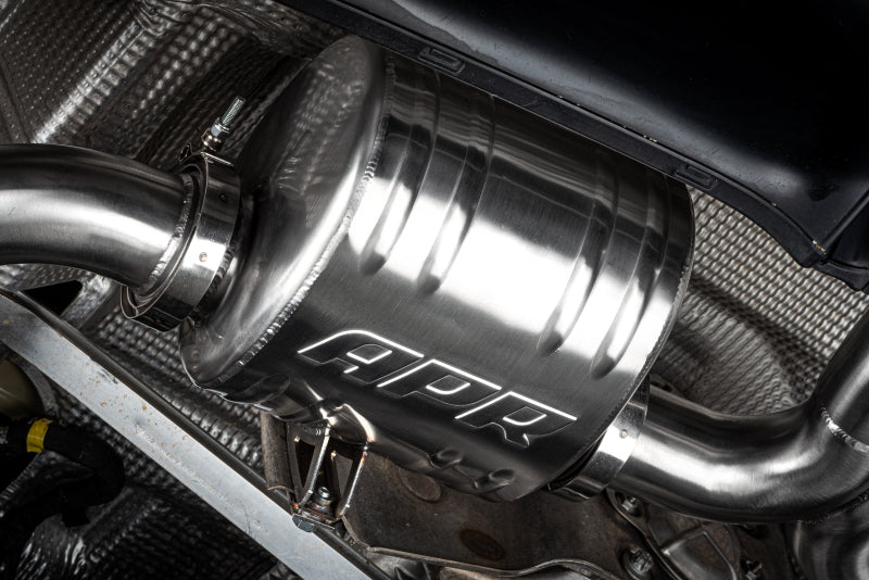APR Catback Exhaust - Left Muffler Only | Porsche Boxster / Cayman (17-25) (CBK0028)