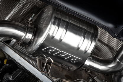 APR Catback Exhaust - Left Muffler Only | Porsche Boxster / Cayman (17-25) (CBK0028)