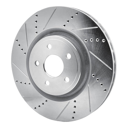 DFC D&S Silver Brake Rotor (FRONT LEFT): Dodge Durango 3.6L / 5.7L (12-25)