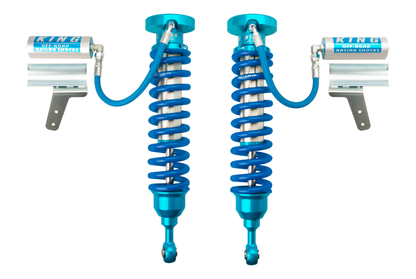 King Shocks 2.5 Performance Coilovers + Rear Reservoir Non-Adjustable Shocks Set - 2008-2021 Toyota Land Cruiser 200 4WD