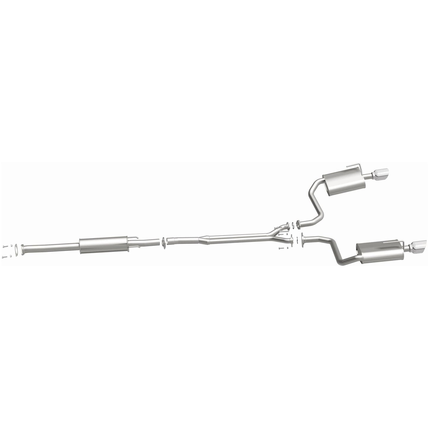 BRExhaust 2009-2017 Nissan Maxima 3.5L Direct-Fit Replacement Exhaust System