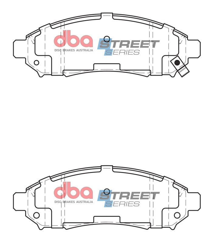 DBA Street Series Front Brake Pads | Nissan Pathfinder (04-12) (DB1835SS)