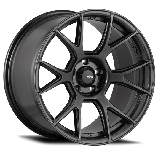 Konig Ampliform Dark Metallic Graphite | 18x8.5" +32mm | 5x120mm Wheel