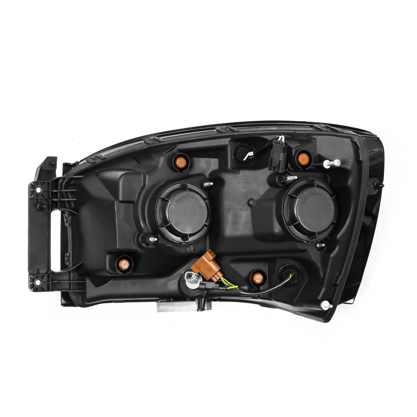 AlphaRex 06-08 Dodge Ram NOVA-Series LED Projector Headlights Black