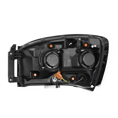 AlphaRex 06-08 Dodge Ram NOVA-Series LED Projector Headlights Black