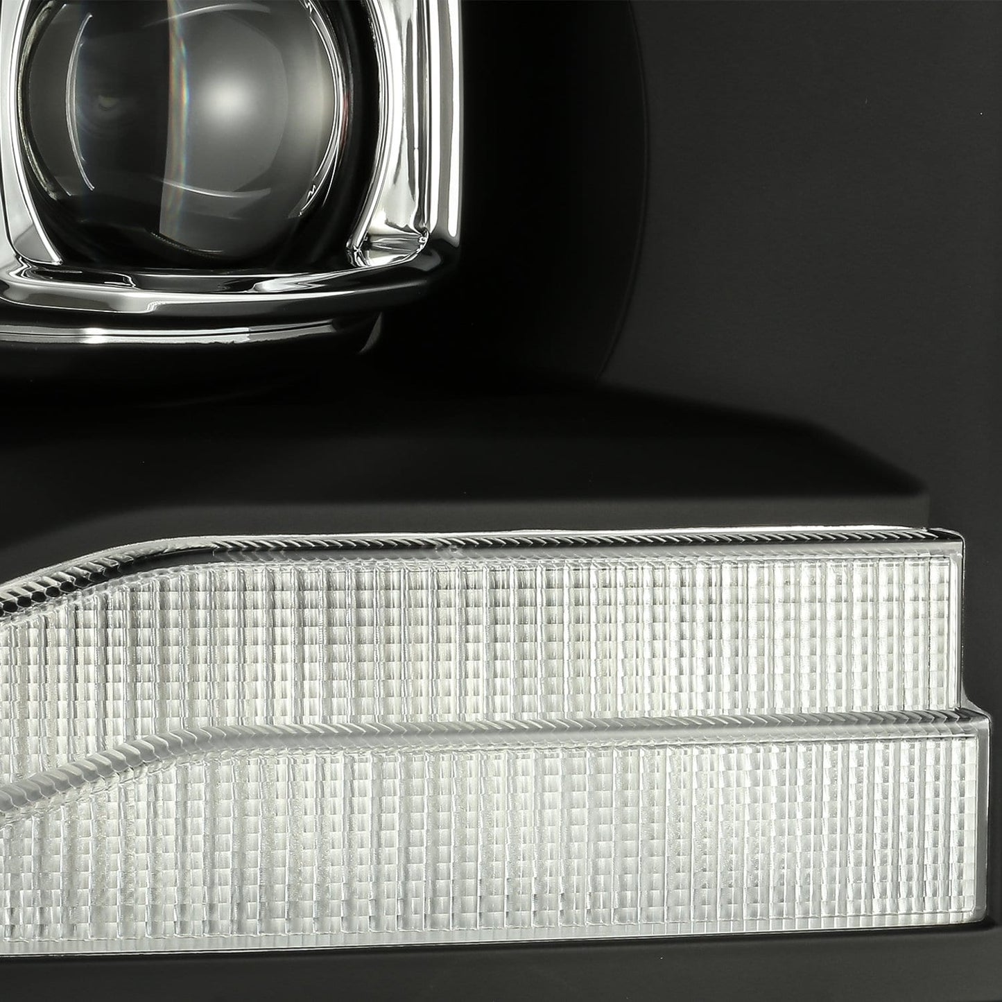 AlphaRex 06-08 Dodge Ram PRO-Series Halogen Projector Headlights Black