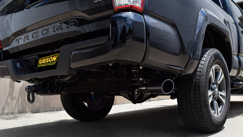 Gibson 2.5in Single Cat-Back Exhaust | Toyota Tacoma TRD Sport 3.5L (16-22) Black Elite (618819B)