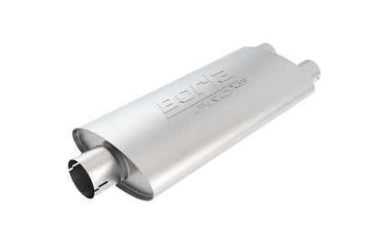 Borla Center/Dual Oval 2.5in In/Out Muffler | Universal (400485)