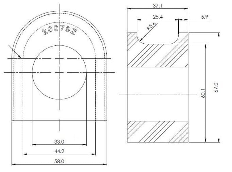 SuperPro 07-18 Chevrolet Silverado 1500 2WD 34mm Front Sway Bar Mount Bushing Set