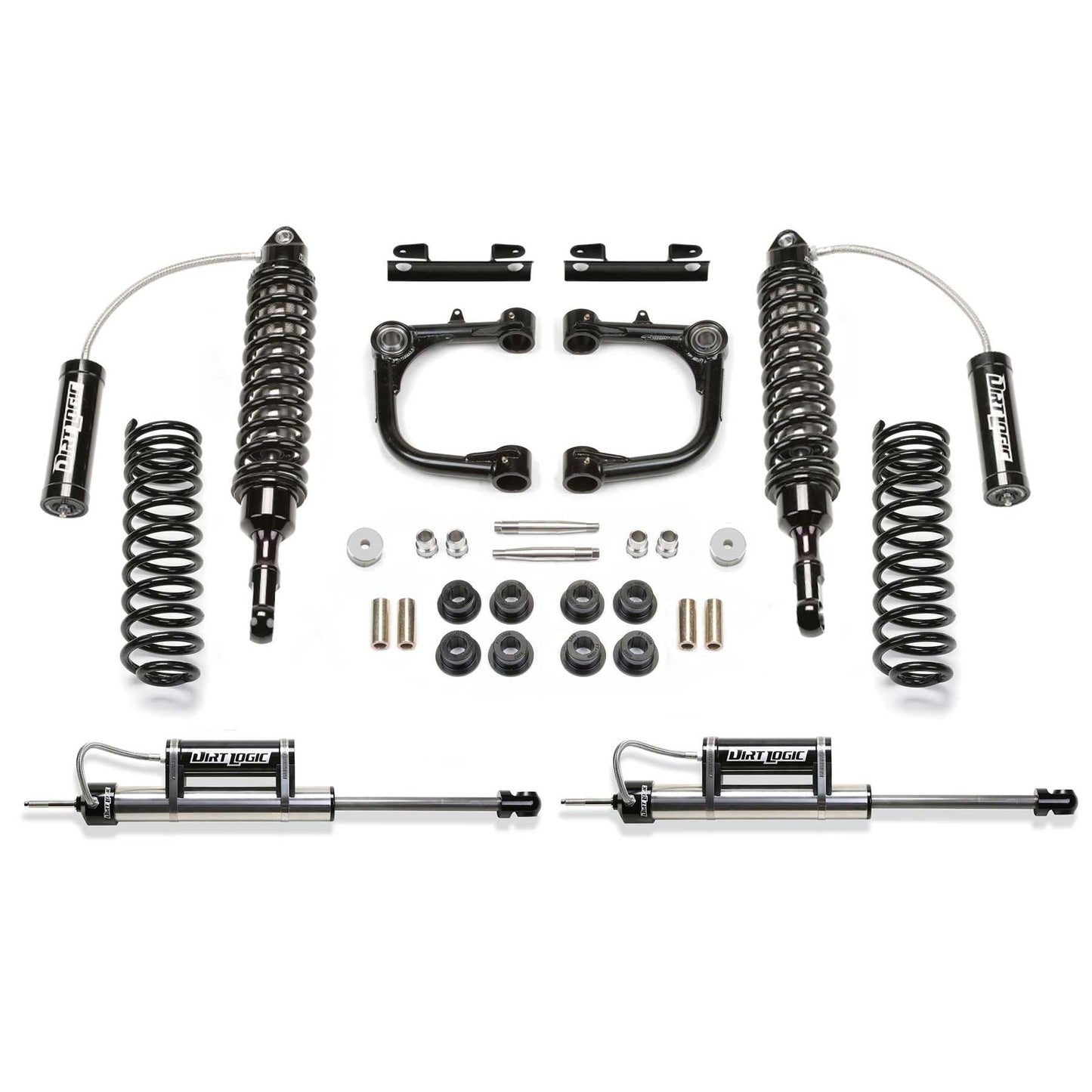 Fabtech 3" Upper Control Arm System w/ Dual 2.5" Coilover w/ Dual Reservoir Rear Shocks | Toyota 4Runner 4WD w/ KDSS (10-21) (K7082DL)