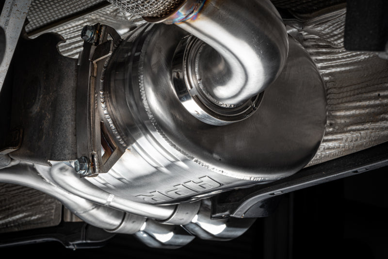 APR Catback Exhaust - Left Muffler Only | Porsche Boxster / Cayman (17-25) (CBK0028)