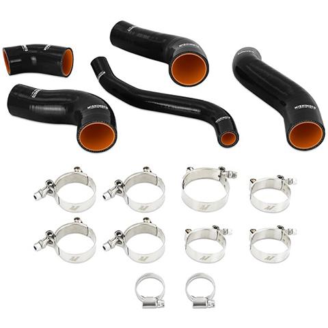 Mishimoto 13-17 Hyundai Veloster Turbo Silicone Intercooler Hose Kit - Black-WheelFlip