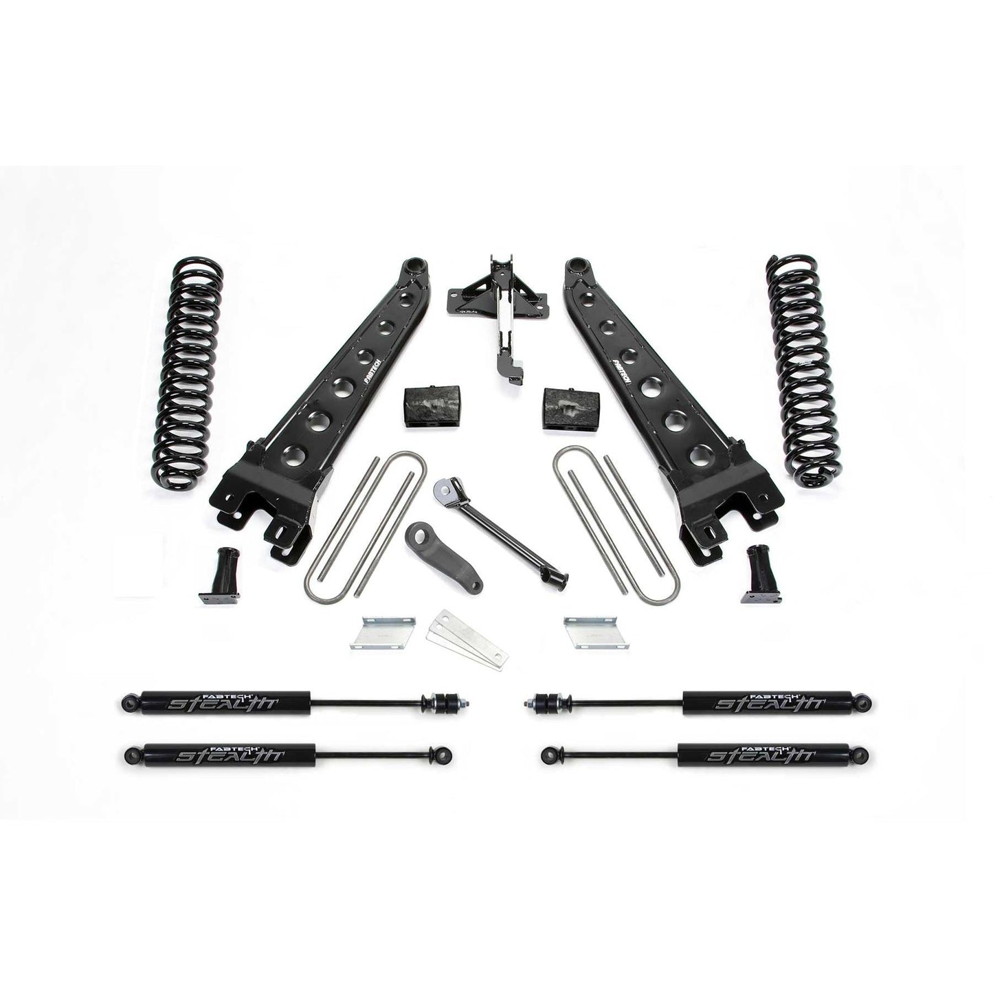 Fabtech 4" Radius Arm System w/ Coils & Stealth | Ford F250/F350 4WD Diesel (17-21) (K2215M)