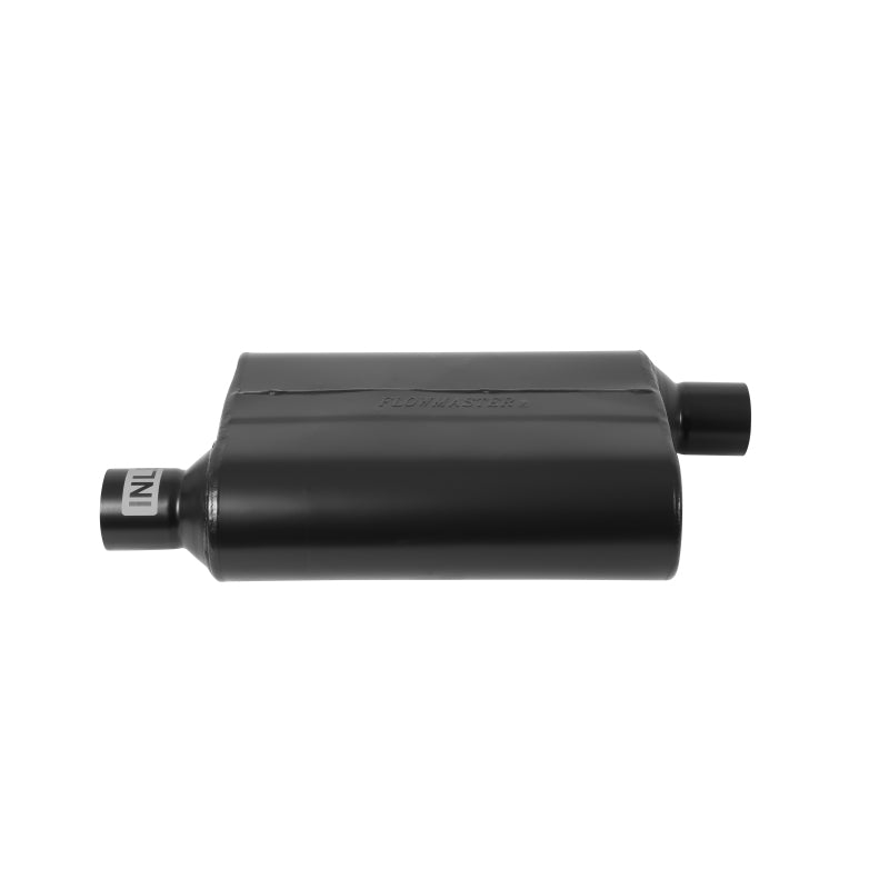 Flowmaster 2.25IN(O)/OUT(O) D&S 40 SS Muffler For Chevy Impala/Camaro/Firebird/Grand Safari/K10/Charger/Mustang/Challenger/Camaro/300 (842443)