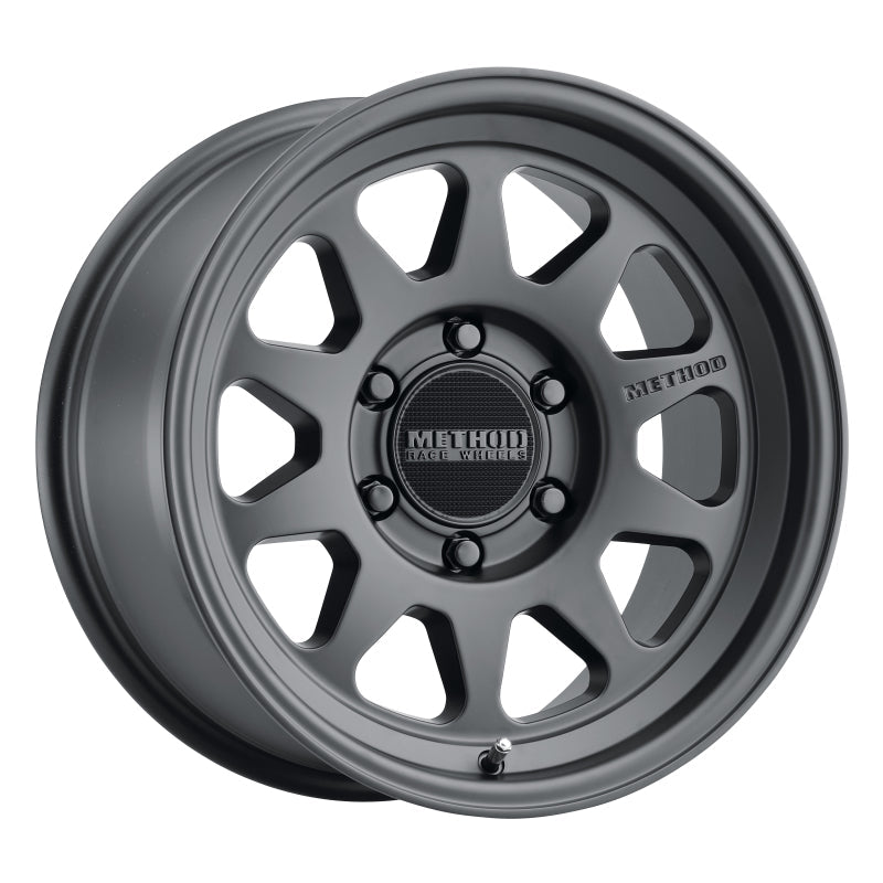 (set of 4) Method MR316 Matte Black | 17x8.5" +0mm | 6x135mm Wheel