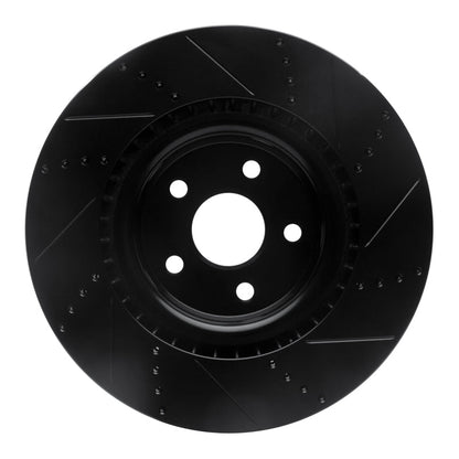 DFC D&S Black Brake Rotor (FRONT LEFT): Dodge Durango (12-25)