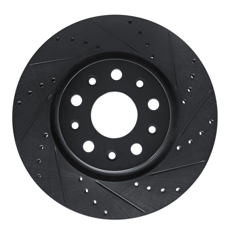 DFC D&S Brake Rotor (FRONT RIGHT): Jeep Wrangler (18-25) - Black Zinc