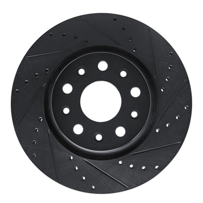 DFC D&S Brake Rotor (FRONT RIGHT): Jeep Wrangler (18-25) - Black Zinc