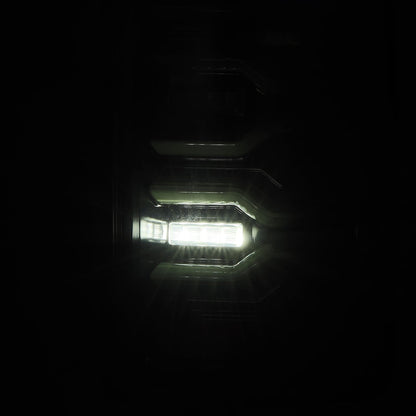 AlphaRex 07-08 Dodge Ram 1500/07-09 Dodge Ram 2500/3500 Truck LUXX-Series LED Tail Lights Alpha-Black
