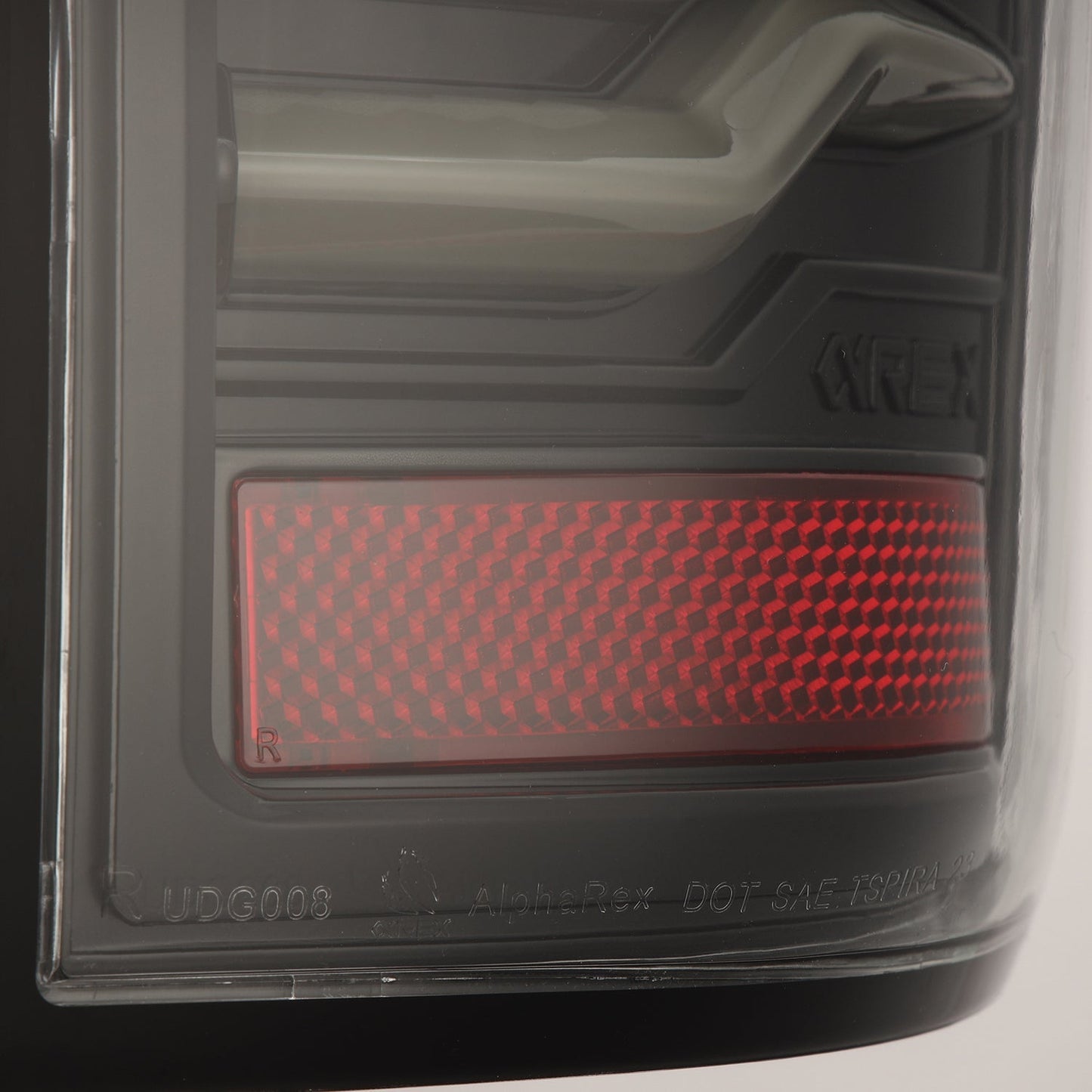 AlphaRex 07-08 Dodge Ram 1500/07-09 Dodge Ram 2500/3500 Truck LUXX-Series LED Tail Lights Alpha-Black