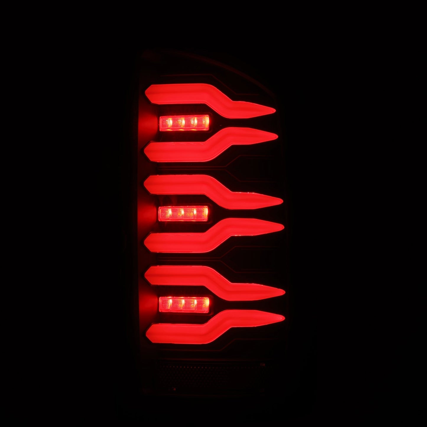 AlphaRex 07-08 Dodge Ram 1500/07-09 Dodge Ram 2500/3500 Truck LUXX-Series LED Tail Lights Black